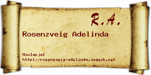 Rosenzveig Adelinda névjegykártya